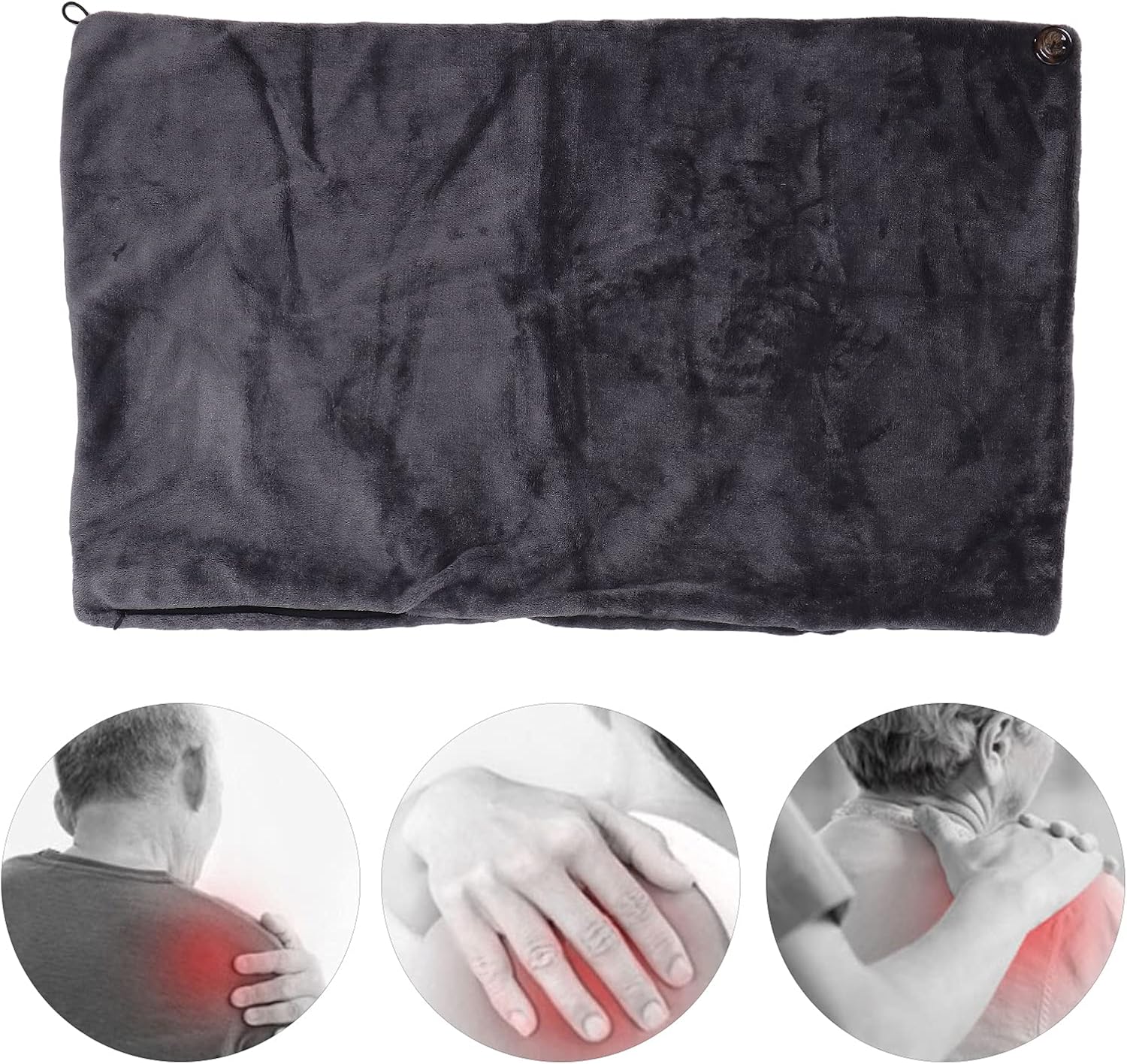 USB Heated Blanket Shawl with Button Design