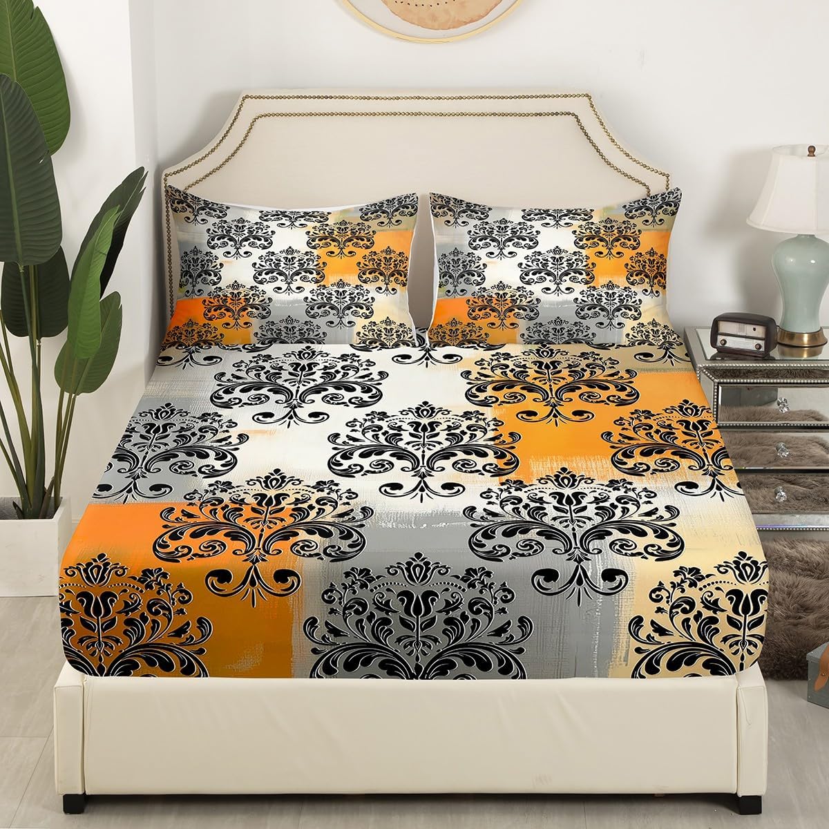 Erosebridal Abstract Art Bed Set with Pillowcases