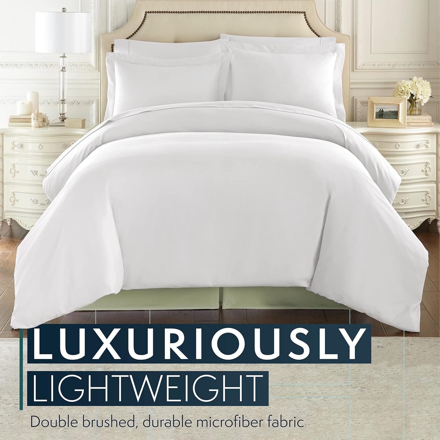 HC Collection Twin Bed Skirt - Sage 14 Inch Drop