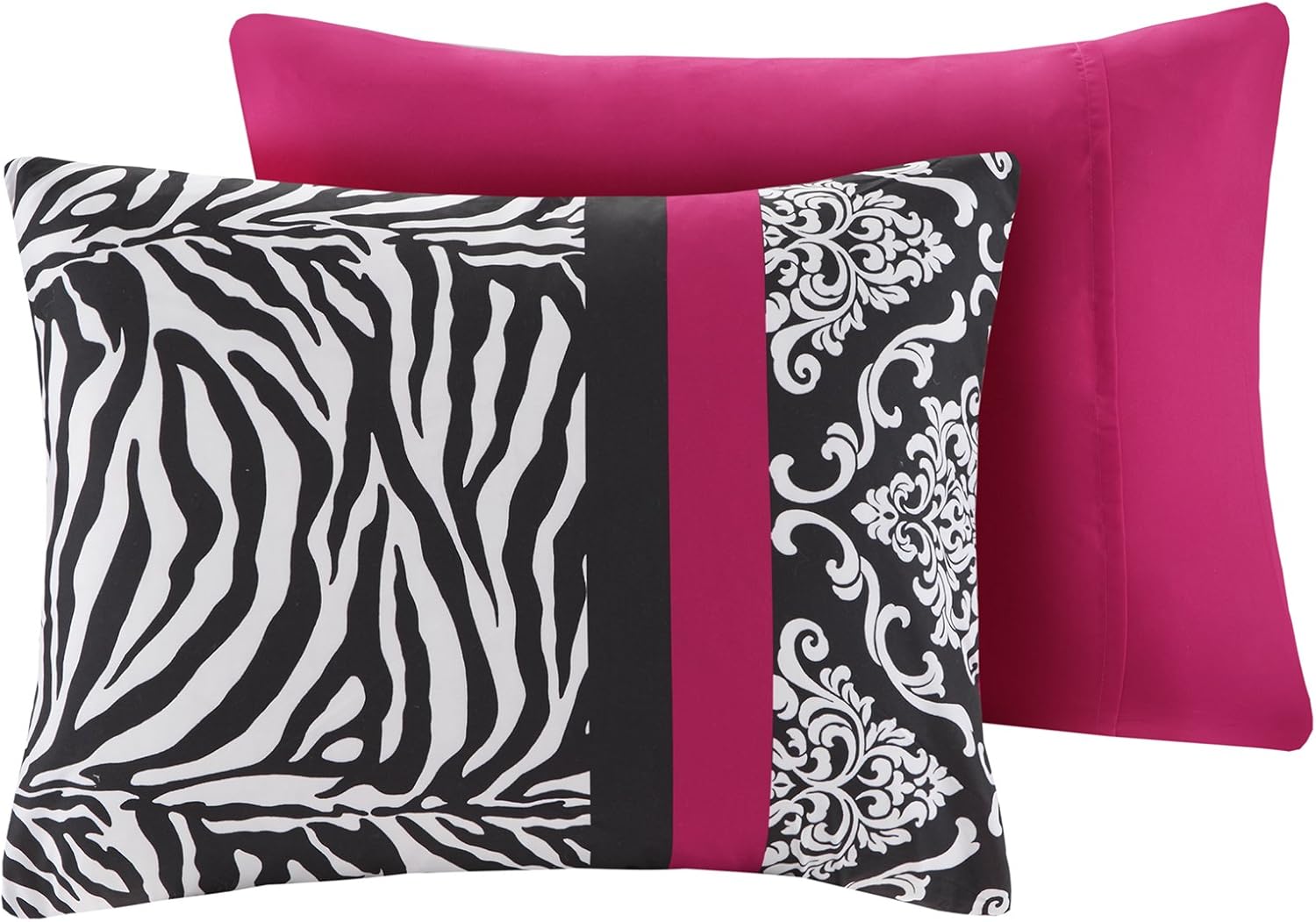 Mi Zone Comforter Set - Zebra Pink 4 Piece
