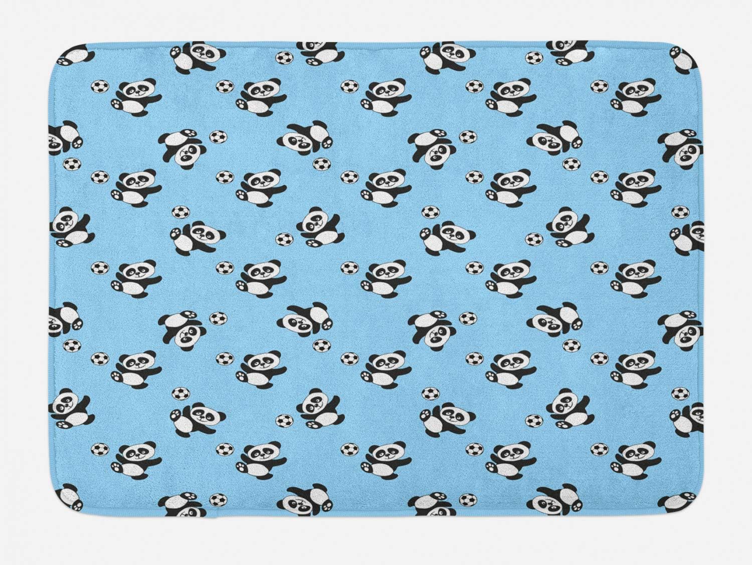 Ambesonne Soccer Bath Mat with Non-Slip Backing 302 x 20