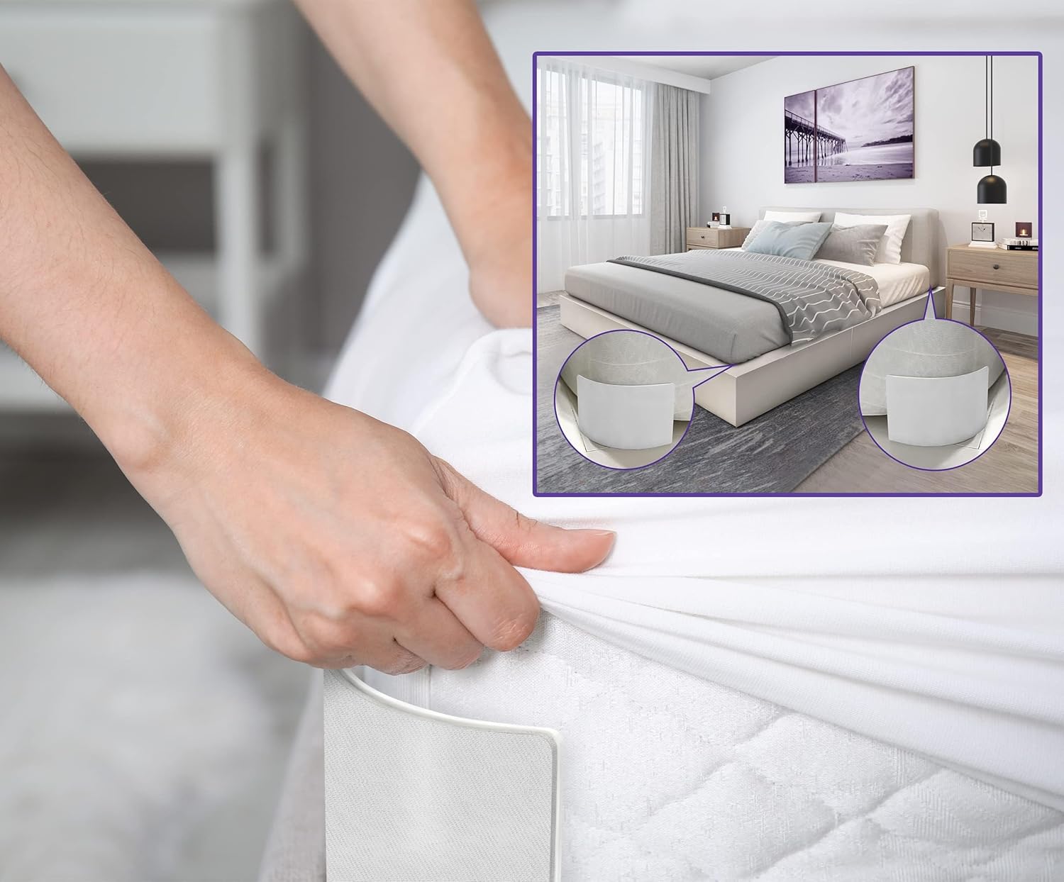 Sheet Simple Grip N Hold Bed Sheet Holder 2 Pack 1