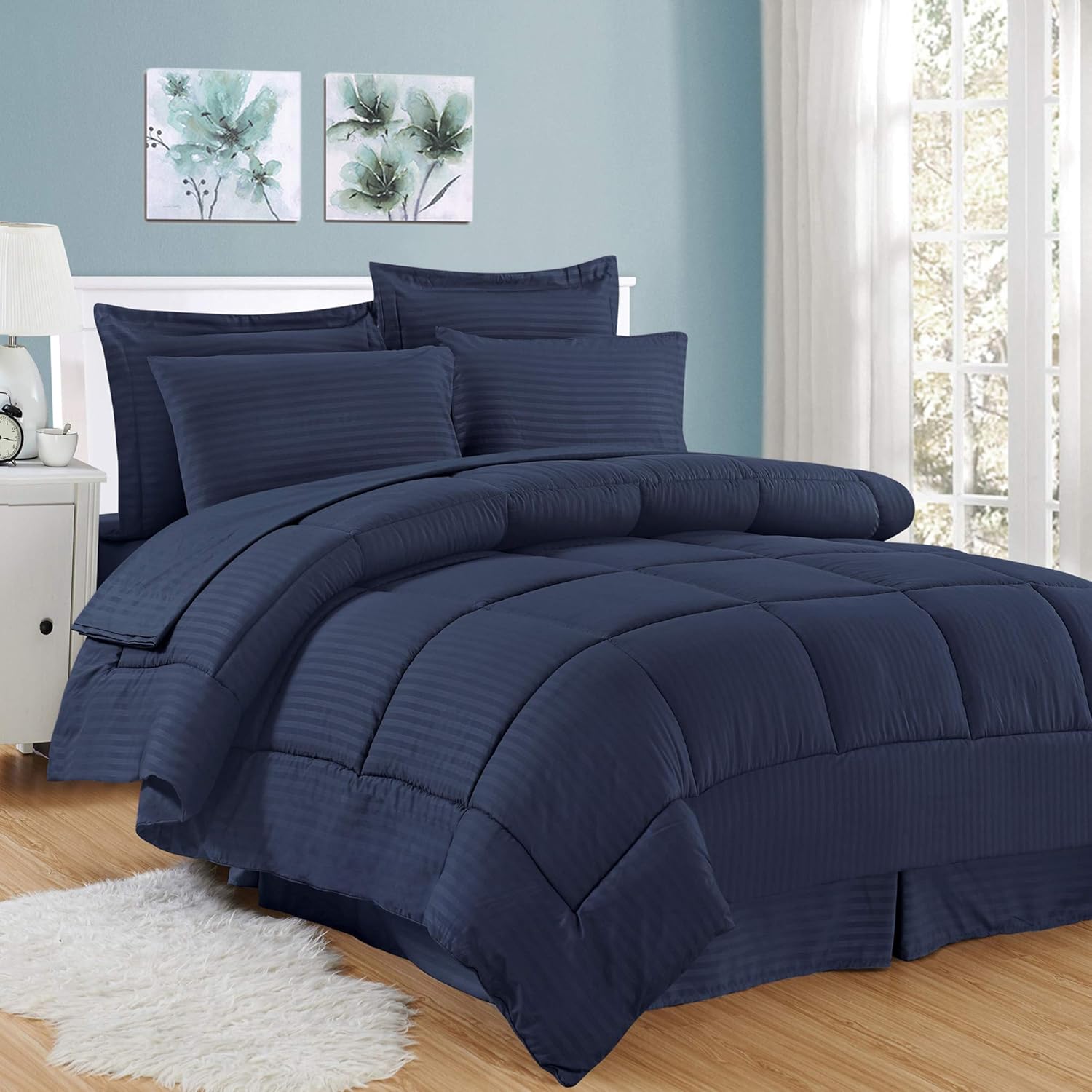 Sweet Home Collection 8-Piece Bed In A Bag - King