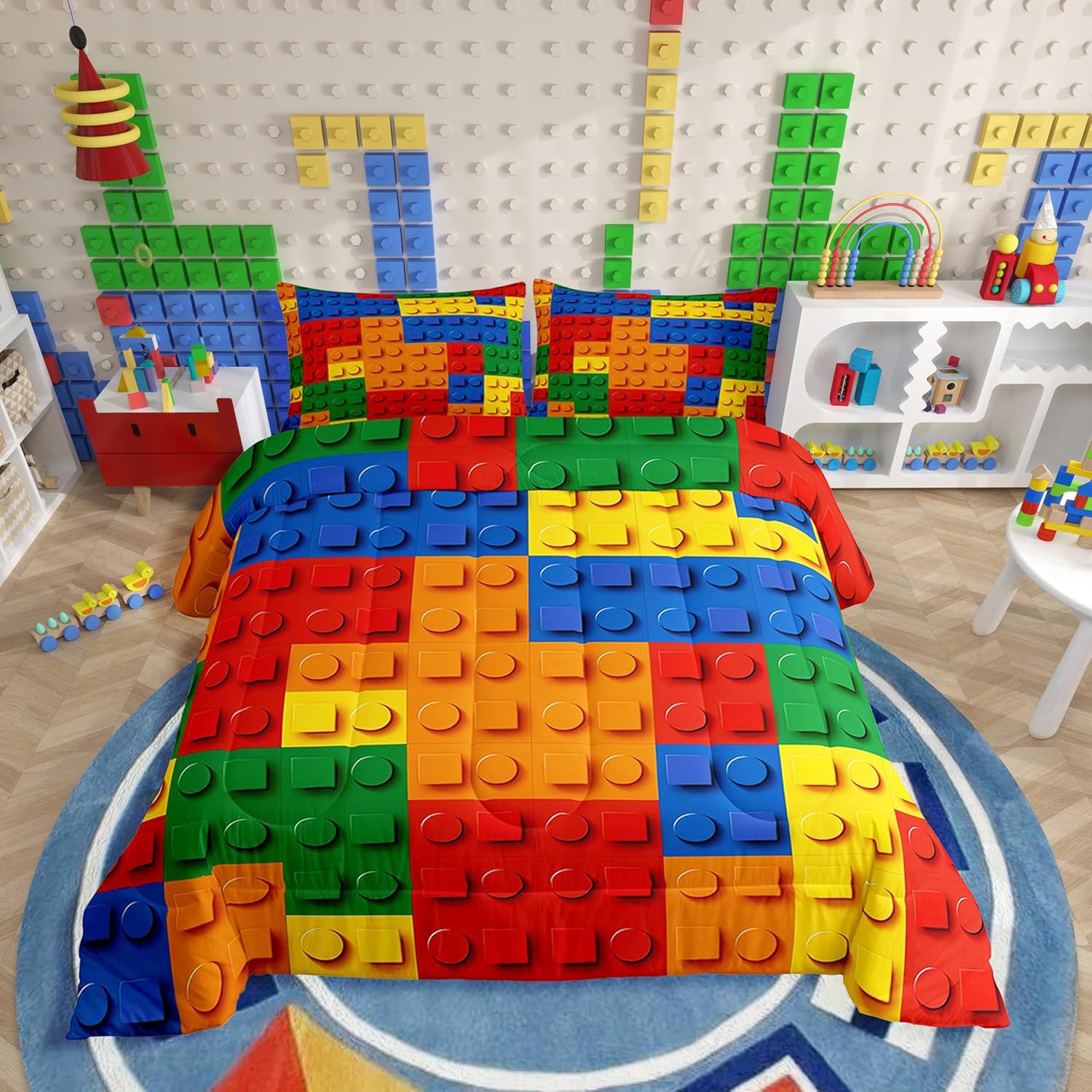 Erosebridal Kids Comforter Set with 3D Printed Design