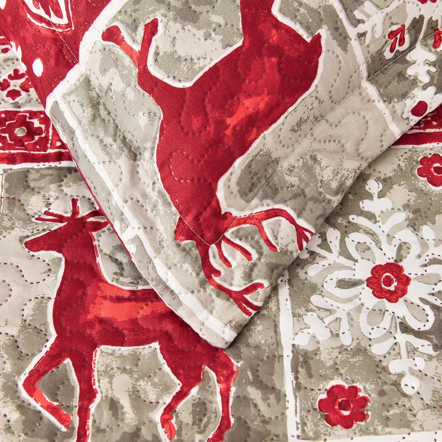 CHINO Christmas Quilt Set Queen Size 90x90