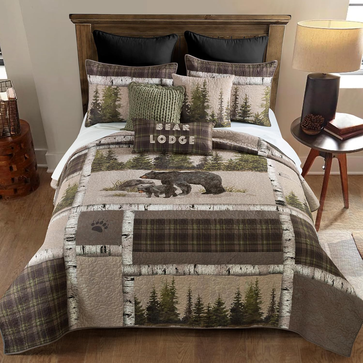 Donna Sharp Bear Panels Twin Quilt Set - 2 Piece