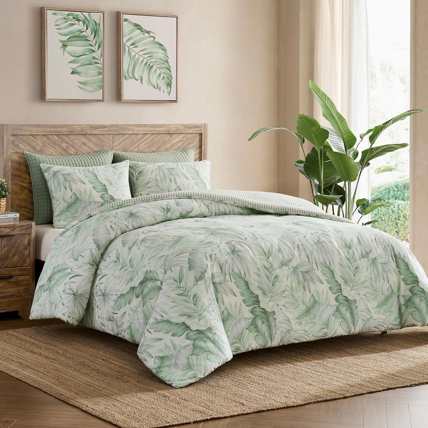 Wonderful 210T Cotton Sateen Comforter Set Queen 3 Pieces