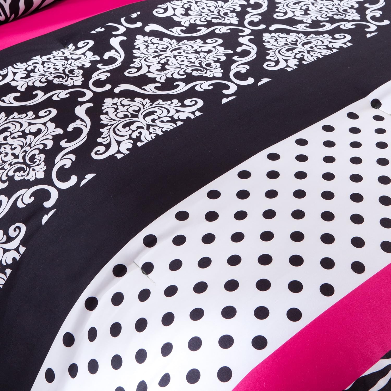 Mi Zone Comforter Set - Zebra Pink 4 Piece