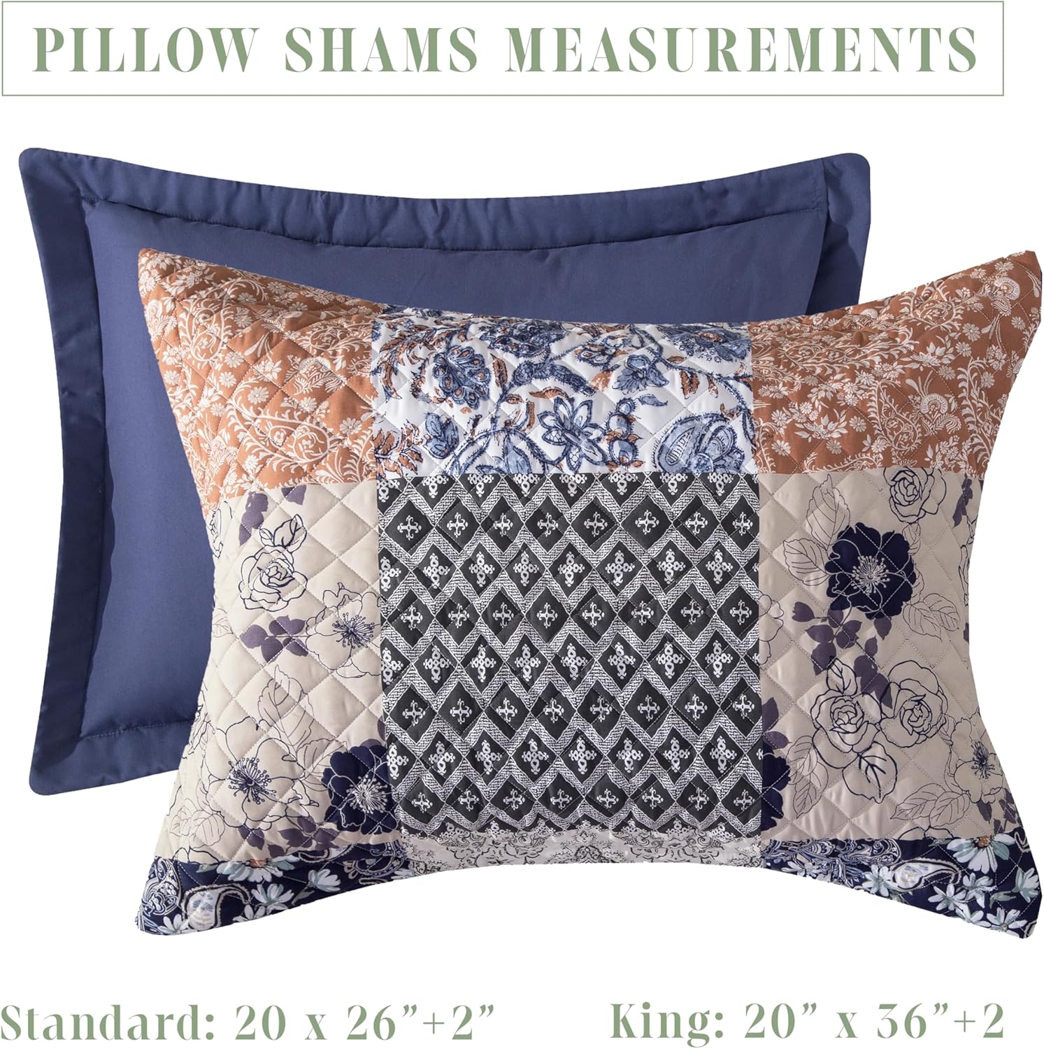 Elegant Comfort King Size Reversible Quilt Set