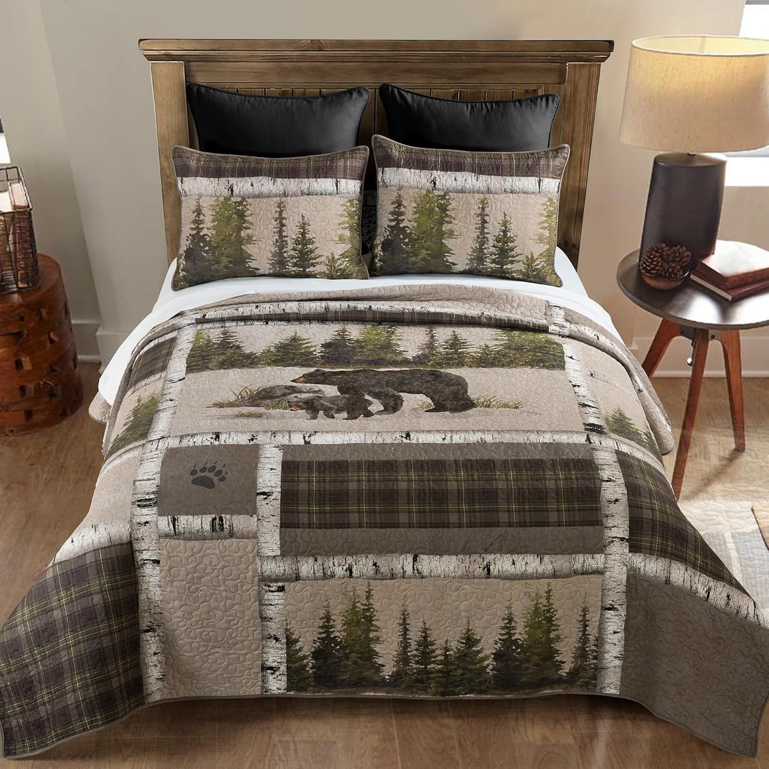 Donna Sharp Bear Panels Twin Quilt Set - 2 Piece
