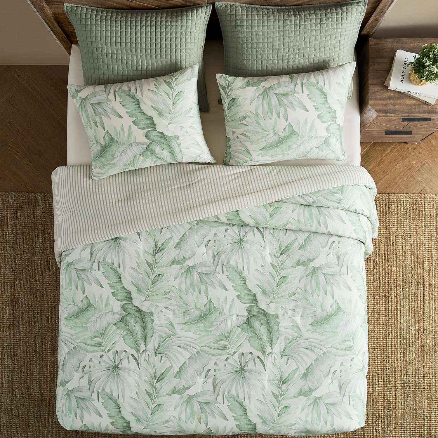 Wonderful 210T Cotton Sateen Comforter Set Queen 3 Pieces