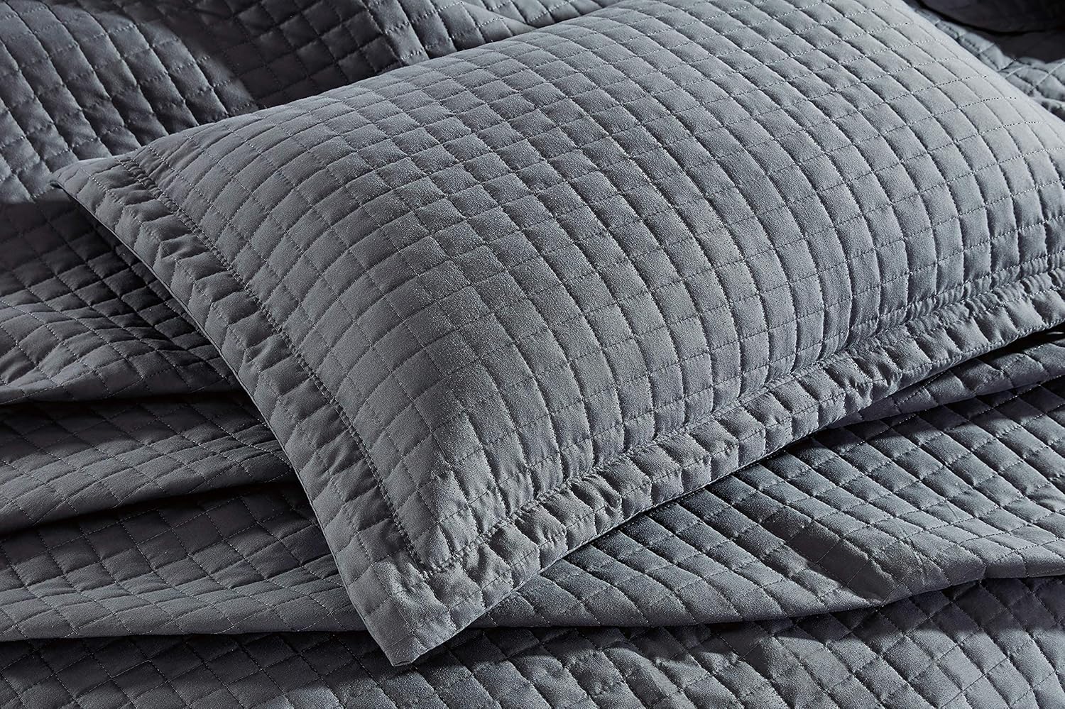 Chezmoi Collection 3-Piece Modern Quilted Bedspread Coverlet Set